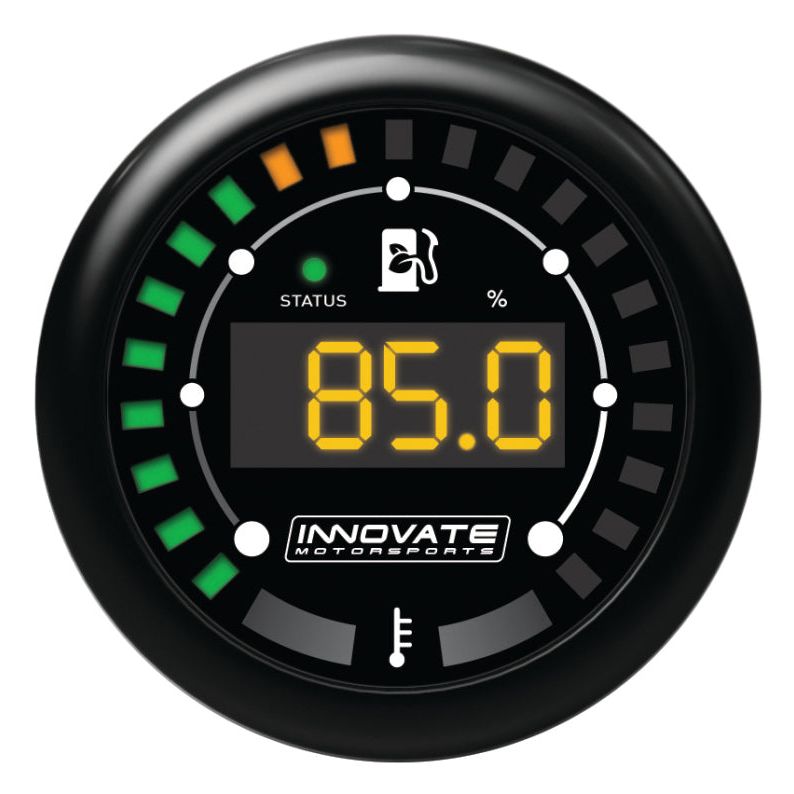 Innovate Motorsports 3904 - INN3904 - Innovate MTX-D Ethanol Content & Fuel Temp Complete Gauge Kit - Black Dial - Shipped in Europe - Tuningsupply.com