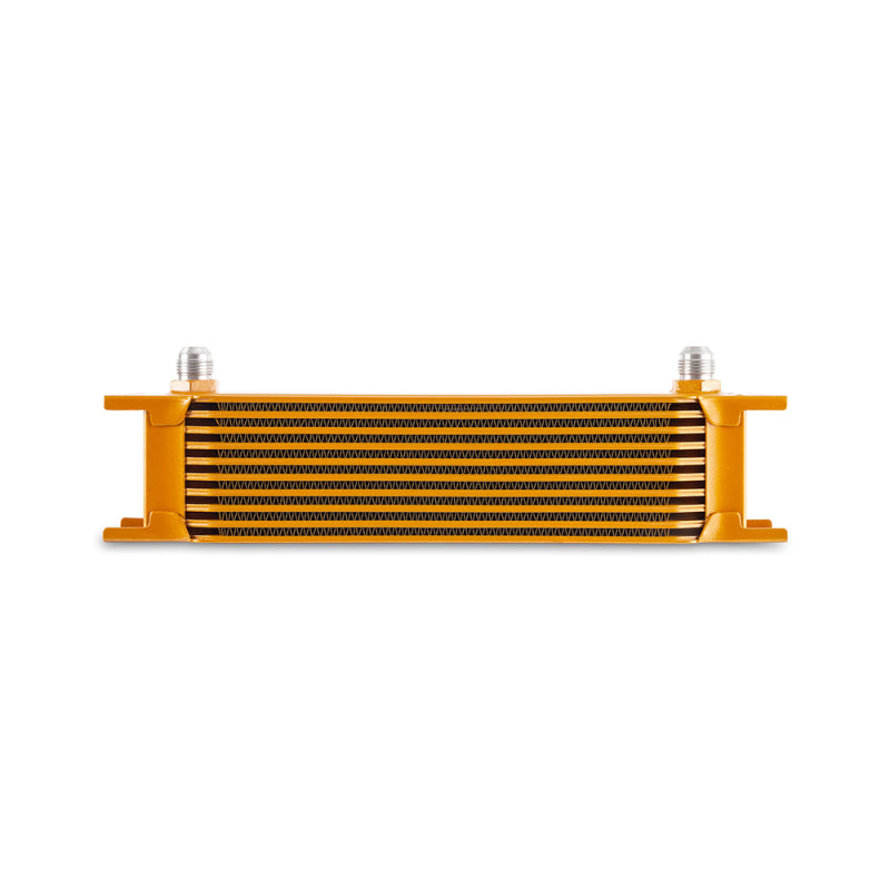 Mishimoto MMOC-10-8GD - MISMMOC-10-8GD - Mishimoto Universal -8AN 10 Row Oil Cooler - Gold - Shipped in Europe - Tuningsupply.com