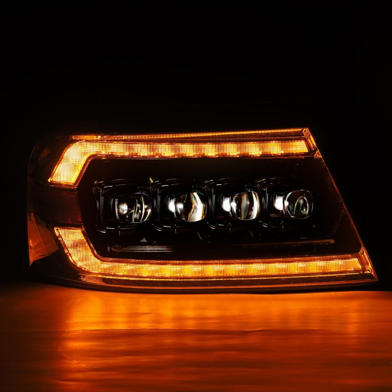AlphaRex 880130 - ARX880130 - AlphaRex 04-08 Ford F-150 (No 2004 Heritage) NOVA-Series LED Proj HL Chrome w/Actv Light / Seq. Sig - Shipped in Europe - Tuningsupply.com