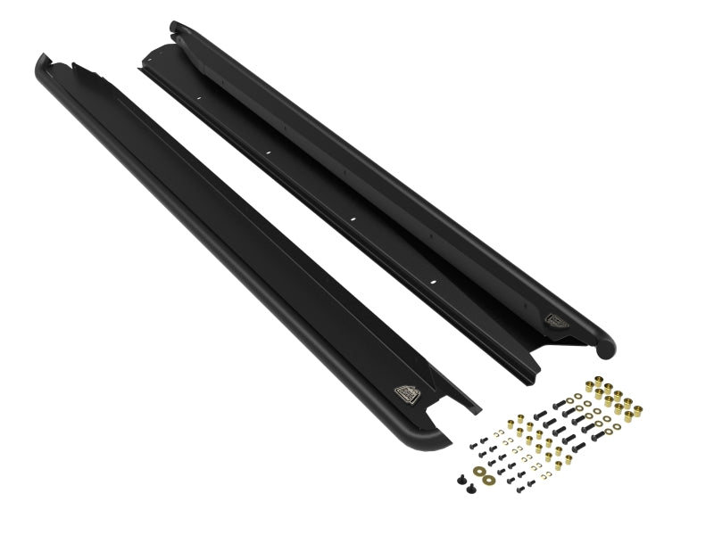 aFe 79-27003 - AFE79-27003 - aFe POWER 20-23 Subaru Outback H4 2.4L (t) / H4 2.5L Terra Guard Trail Slider Steps - Black - Shipped in Europe - Tuningsupply.com