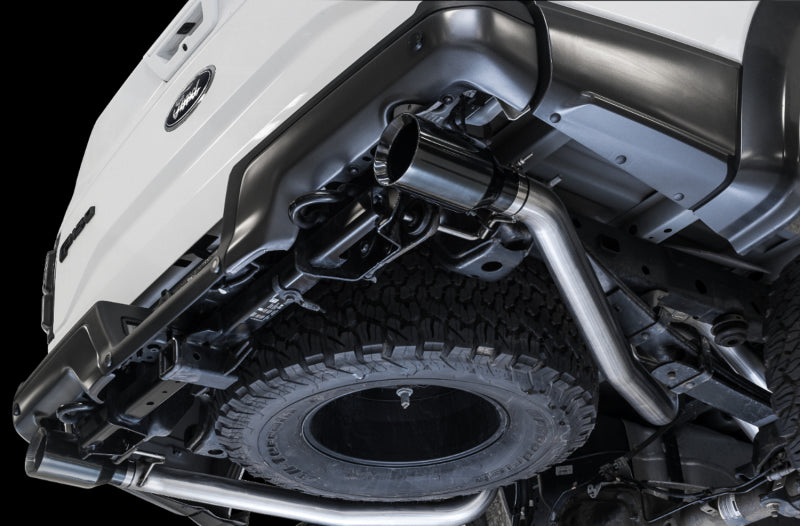 AWE Tuning 3015-33106 - AWE3015-33106 - AWE Tuning 2017+ Ford Raptor 0 FG Performance Exhaust System - w/ Diamond Black Tips - Shipped in Europe - Tuningsupply.com