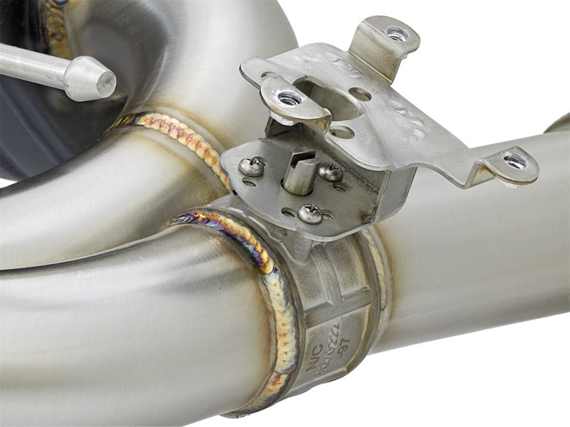 aFe 49-36334-B - AFE49-36334-B - aFe MACHForce XP Exhausts Cat-Back SS 16-17 BMW 340i/iX 440i/iX (F3X) L6-3.0L (B58) w/Black Tips - Shipped in Europe - Tuningsupply.com