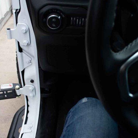 Fishbone Offroad FB21268 - FBOFB21268 - Fishbone Offroad 2007+ Jeep Wrangler/Gladiator Steel - Black Foot Peg Set - Shipped in Europe - Tuningsupply.com