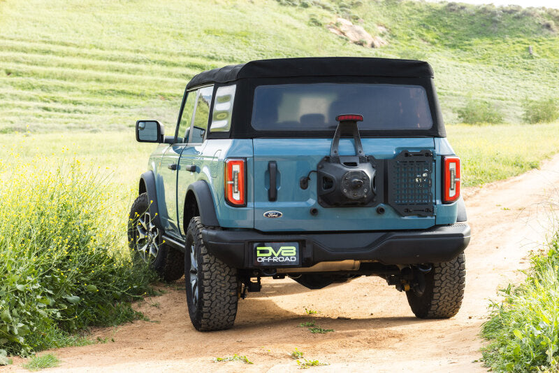 DV8 Offroad TCBR-04 - DVETCBR-04 - DV8 Offroad 2021-2025 Ford Bronco Tailgate Reinforcement Molle Panel - Shipped in Europe - Tuningsupply.com