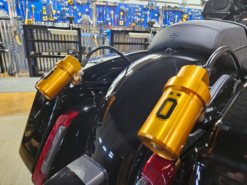 Ohlins HD 779 - OHLHD 779 - Ohlins 14-26 Harley FL Touring STX 36 Twin Blackline 13in Shocks 150lb- Max 500lb - Shipped in Europe - Tuningsupply.com