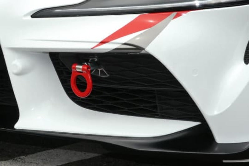 Cusco 1C2 017 F - CUS1C2 017 F - Cusco Folding Front Tow Hook 2020+ Toyota Supra (A90) 3.0L Turbo - Red - Shipped in Europe - Tuningsupply.com