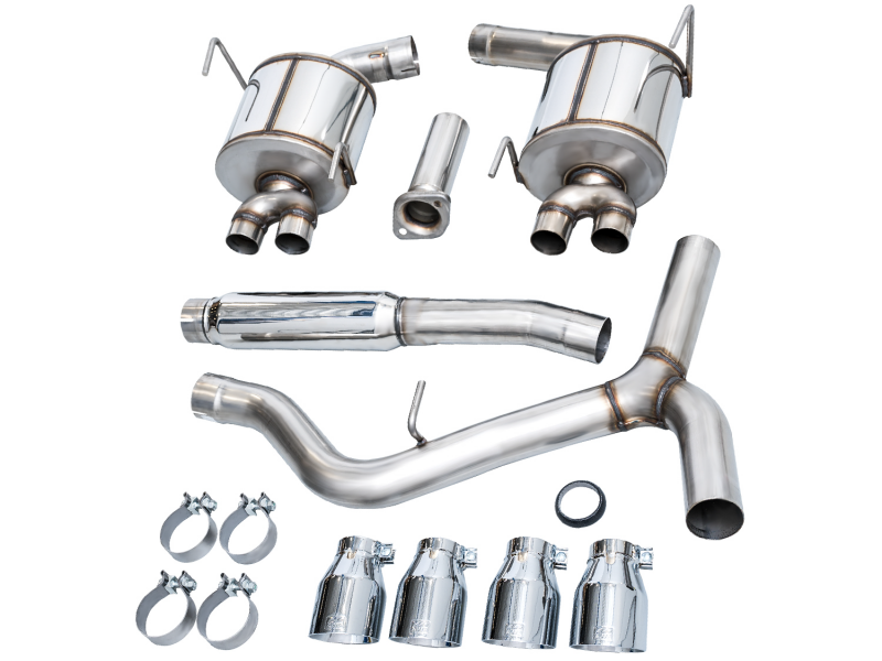 AWE Tuning 3015-42979 - AWE3015-42979 - AWE Tuning 2022+ VB Subaru WRX Touring Edition Exhaust - Chrome Silver Tips - Shipped in Europe - Tuningsupply.com