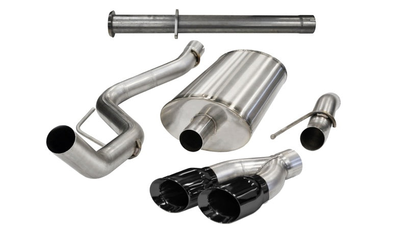 CORSA Performance 14759BLK - COR14759BLK - Corsa 2011-2014 Ford F-150 Raptor 6.2L V8 133in Wheelbase Black Xtreme Cat-Back Exhaust - Shipped in Europe - Tuningsupply.com