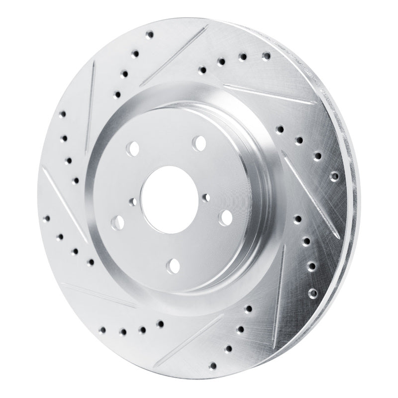 R1 Concepts 631-13049L - RNC631-13049L - R1 2020-2025 Subaru WRX Front Left Drilled & Slotted Silver Brake Rotor - Shipped in Europe - Tuningsupply.com