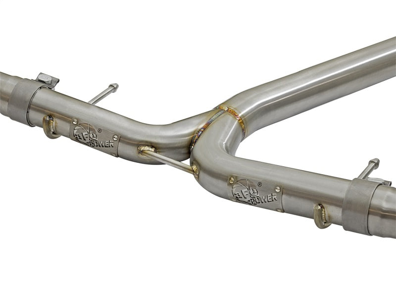 aFe 49-36615-L - AFE49-36615-L - aFe POWER Takeda 16-17 Honda Civic I4-1.5L (t) 2.5-2.25in 304 SS CB Dual-Exit Exhaust Blue Tips - Shipped in Europe - Tuningsupply.com