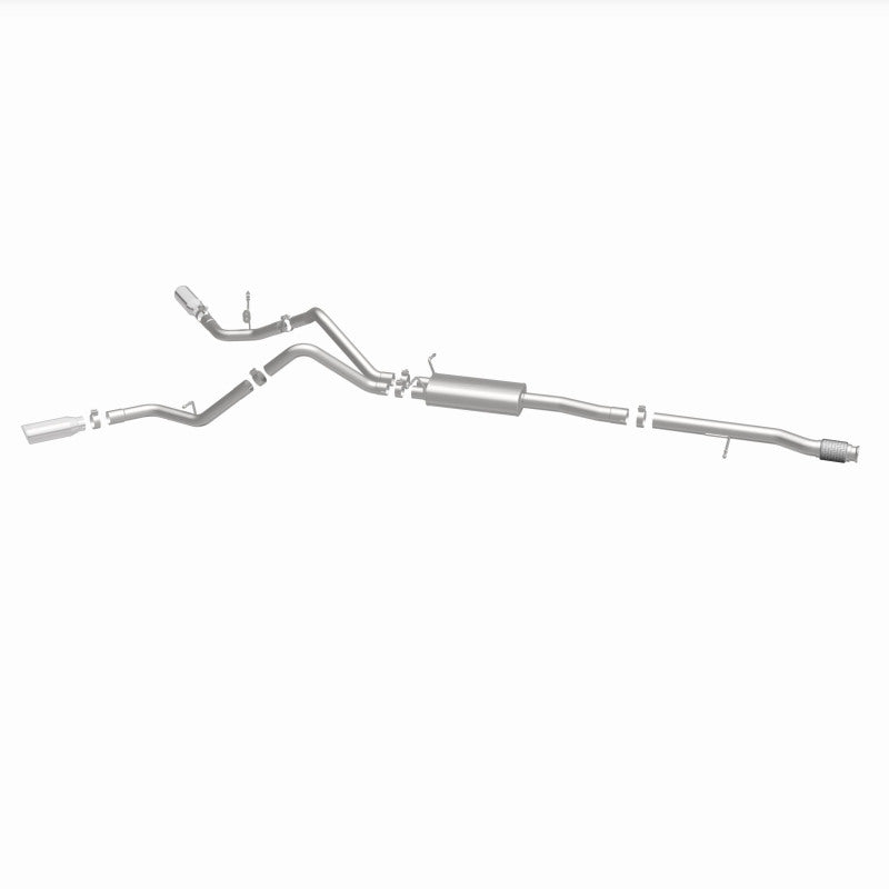 Magnaflow 15269 - MAG15269 - Magnaflow 14 Chev Silverado V8 5.3L CC/EC Cab Dual Split Behind Rear Tires Exit SS Cat Back Perf Exh - Shipped in Europe - Tuningsupply.com