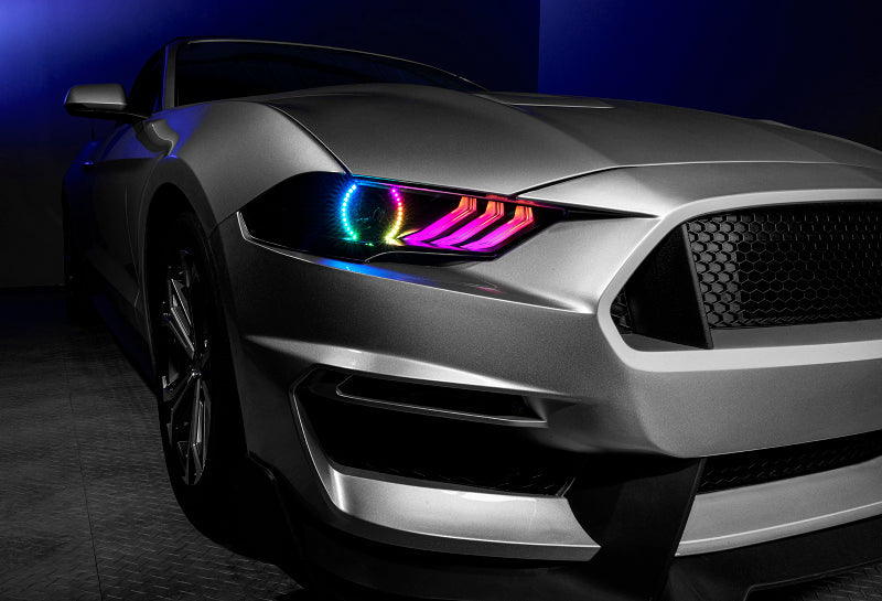 ORACLE Lighting 1446-332 - ORL1446-332 - Oracle 18-21 Ford Mustang Dynamic DRL w/ Halo Kit & Sequential Turn Signal - ColorSHIFT - Shipped in Europe - Tuningsupply.com
