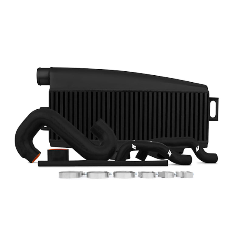 Mishimoto MMTMIC-WRX-01BKBK - MISMMTMIC-WRX-01BKBK - Mishimoto Subaru 02-07 WRX/04-07 STi Top-Mount Intercooler Kit - Powder Coated Black & Black Hoses - Shipped in Europe - Tuningsupply.com
