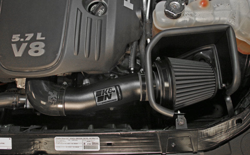 K&N Engineering 71-1542 - KNN71-1542 - K&N Dodge/Chrysler 5.7/6.1L V8 Black Performance Intake Kit - Shipped in Europe - Tuningsupply.com