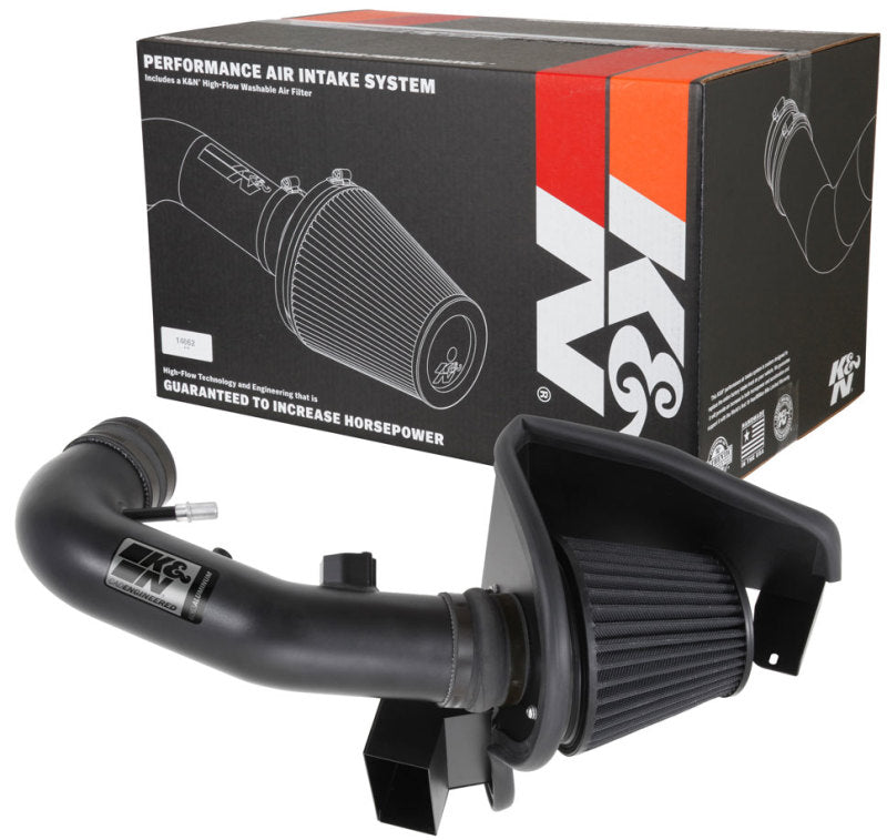 K&N Engineering 71-3527 - KNN71-3527 - K&N 11-14 Ford Mustang GT 5.0L V8 Black Performance Intake Kit - Shipped in Europe - Tuningsupply.com