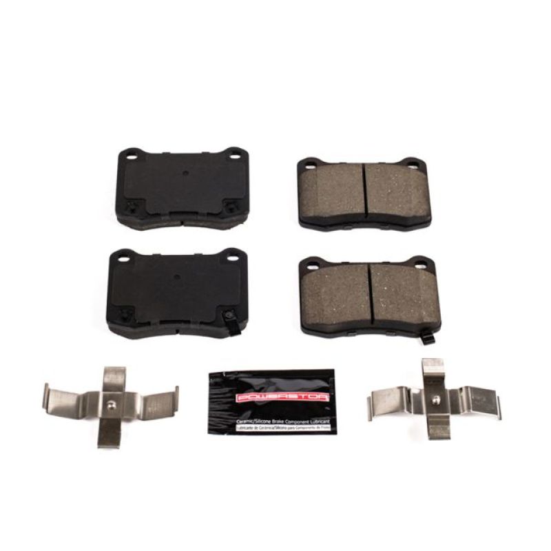 PowerStop Z23-1366 - PSBZ23-1366 - Power Stop 08-14 Lexus IS F Rear Z23 Evolution Sport Brake Pads w/Hardware - Shipped in Europe - Tuningsupply.com