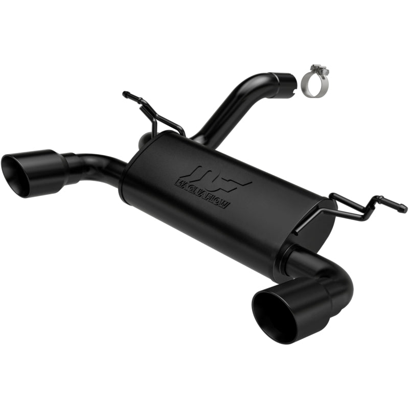 Magnaflow 19388 - MAG19388 - MagnaFlow 2018+ Jeep Wrangler 3.6L Dual Black Tip Axle-Back Exhaust - Shipped in Europe - Tuningsupply.com