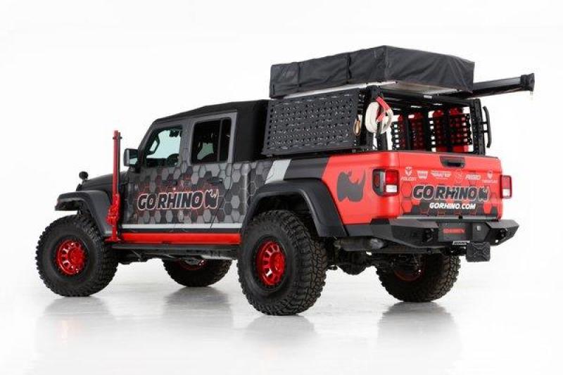 Go Rhino - GOR5950000T - Go Rhino 19-21 Jeep Gladiator XRS Overland Xtreme Rack - Black - Shipped in Europe - Tuningsupply.com