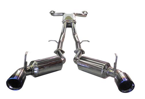 Injen - INJSES1987TT - Injen 03-08 350Z Dual 60mm SS Cat-Back Exhaust w/ Built In Resonated X-Pipe - Shipped in Europe - Tuningsupply.com