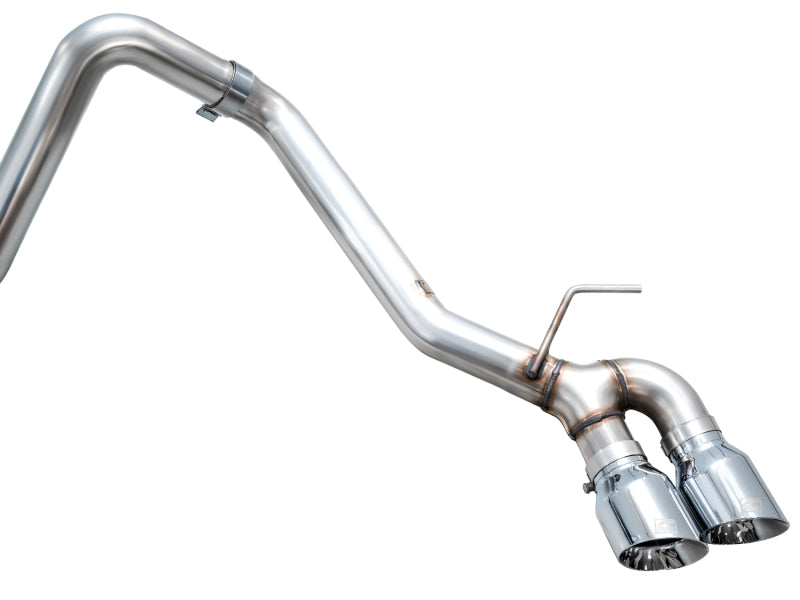 AWE Tuning 3015-32254 - AWE3015-32254 - AWE Exhaust for 4th Gen Toyota Tacoma Dual Chrome Silver Tips - Shipped in Europe - Tuningsupply.com
