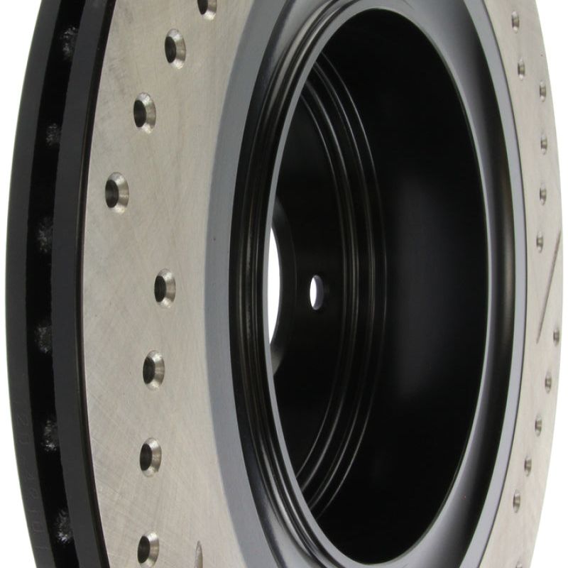 Stoptech 127.42101R - STO127.42101R - StopTech Infiniti G37 / Nissan 370Z SportStop Slotted & Drilled Rear Right Rotor - Shipped in Europe - Tuningsupply.com