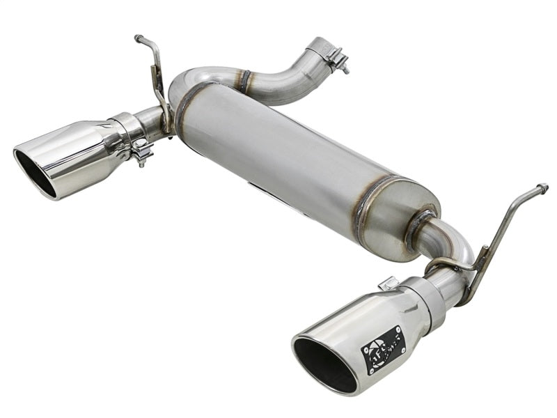 aFe 49-48061-P - AFE49-48061-P - aFe Rebel Series 2.5in 409 SS Axle-Back Exhaust w/Polished Tips 07+ Jeep Wrangler (JK) V6 3.6L/3.8L - Shipped in Europe - Tuningsupply.com