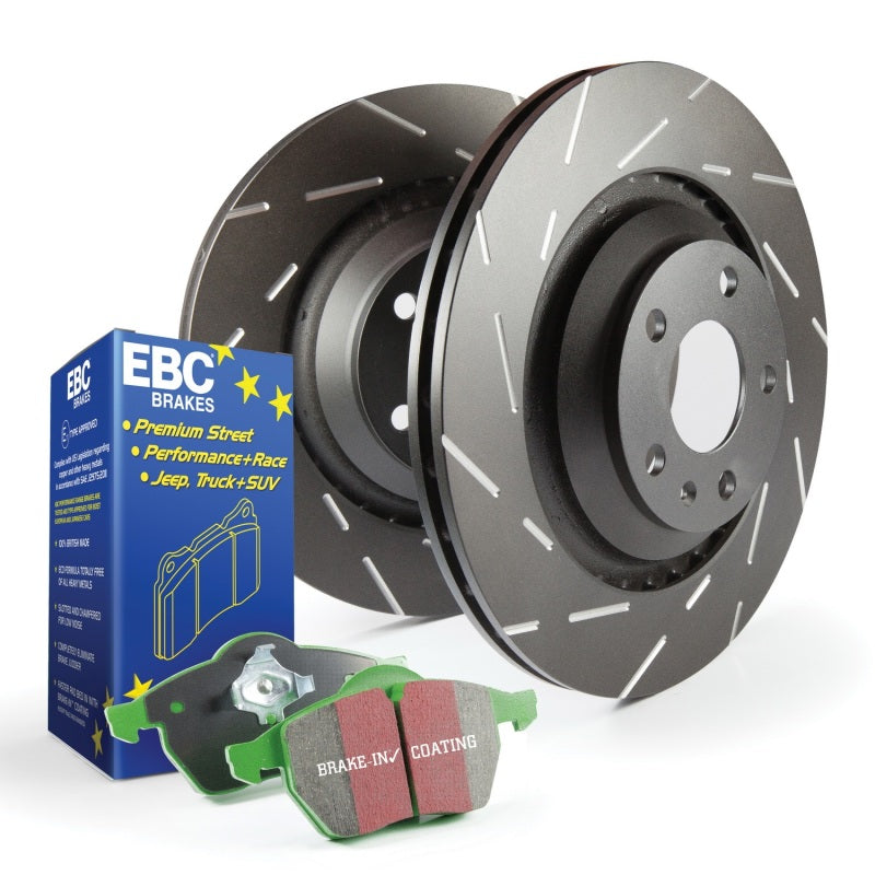 EBC - EBCS2KR2317 - EBC S2 Kits Greenstuff Pads and USR Rotors - Shipped in Europe - Tuningsupply.com