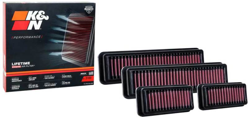 K&N Engineering 33-3160 - KNN33-3160 - K&N BMW X3M/X4M L6-3.0L F/I Turbo Drop In Air Filter - Shipped in Europe - Tuningsupply.com