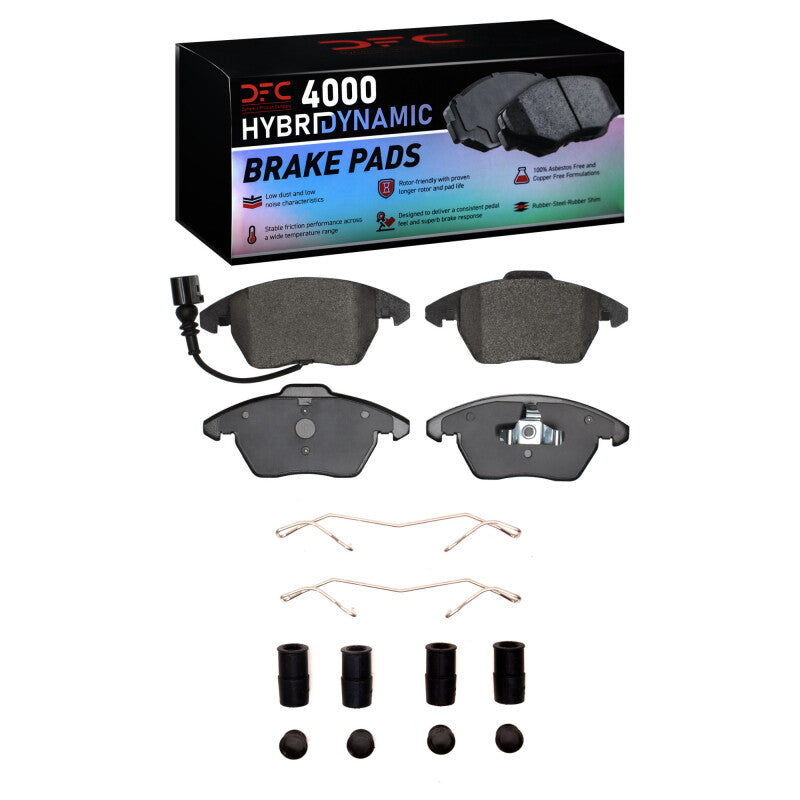 DFC 4000-1107-01 - DFC4000-1107-01 - DFC 05-18 Audi A3 Quattro Front 4000 HybriDynamic Brake Pads and Hardware Kit - Shipped in Europe - Tuningsupply.com