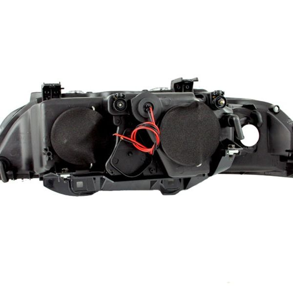 ANZO 121017 - ANZ121017 - ANZO 1997-2001 BMW 5 Series Projector Headlights w/ Halo Black - Shipped in Europe - Tuningsupply.com
