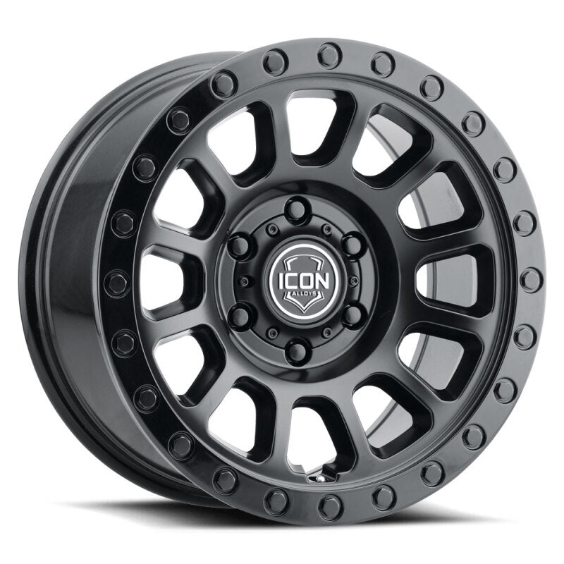 ICON 8017855557DB - ICO8017855557DB - ICON Hulse 17 X 8.5 5 X 150 25mm Offset 5.75in BS Double Black - Shipped in Europe - Tuningsupply.com