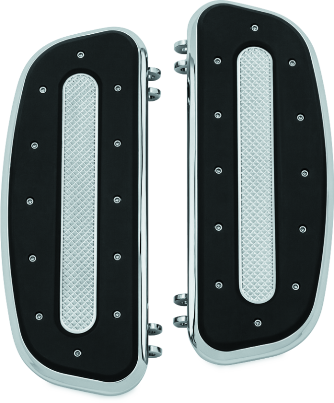 Kuryakyn 7041 - KUR7041 - Kuryakyn Heavy Industry Driver Floorboards Chrome - Shipped in Europe - Tuningsupply.com