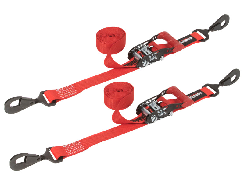 SpeedStrap 15213-2 - SSP15213-2 - SpeedStrap 1 1/2In x 10Ft Ratchet Tie-Down (2 Pack) - Red - Shipped in Europe - Tuningsupply.com