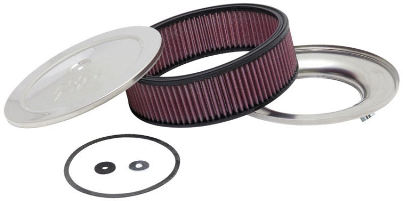 K&N Engineering 60-1120 - KNN60-1120 - K&N Custom Round Filter 5-1/8in FLG / 9in OD x 4-1/8in HW/VENT - Shipped in Europe - Tuningsupply.com