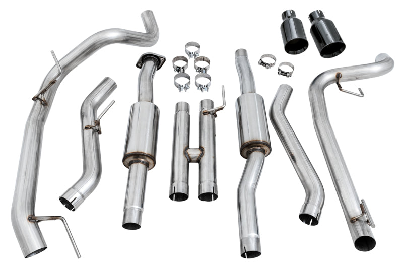 AWE Tuning 3015-33106 - AWE3015-33106 - AWE Tuning 2017+ Ford Raptor 0 FG Performance Exhaust System - w/ Diamond Black Tips - Shipped in Europe - Tuningsupply.com