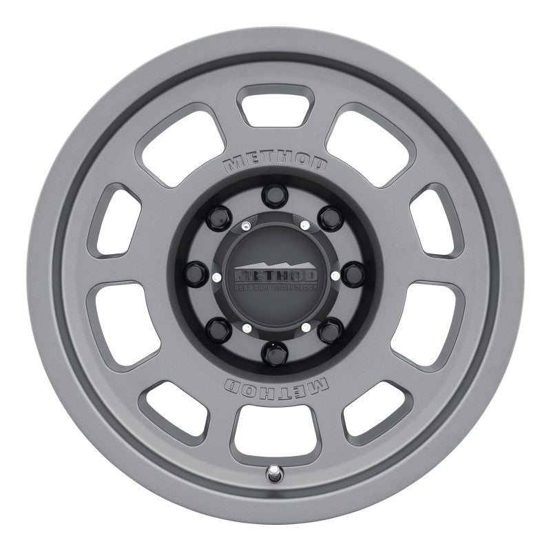 Method Wheels - MRWMR70578587800 - Method MR705 17x8.5 0mm Offset 8x170 130.81mm CB Titanium Wheel - Shipped in Europe - Tuningsupply.com