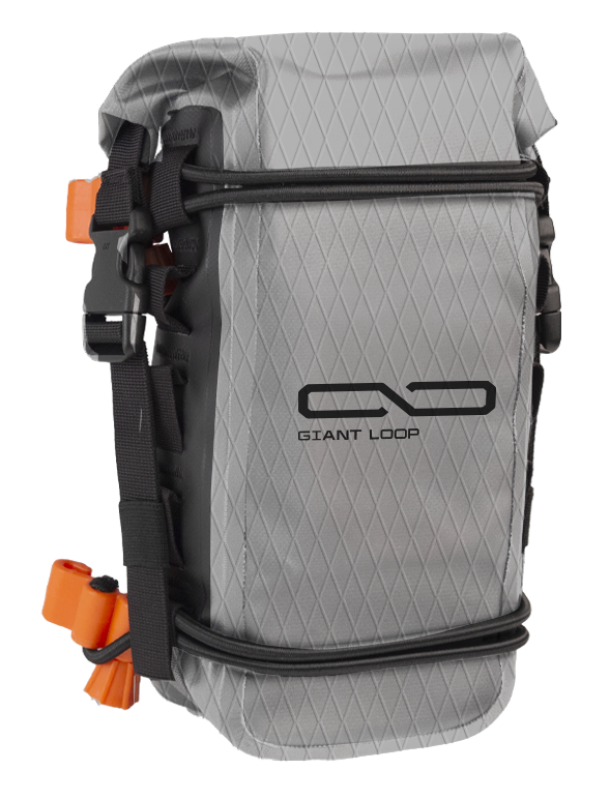Giant Loop - GIAFDBG25-G - Giant Loop Fender Bag/Number Plate Bag 3.5L - Gray - Shipped in Europe - Tuningsupply.com
