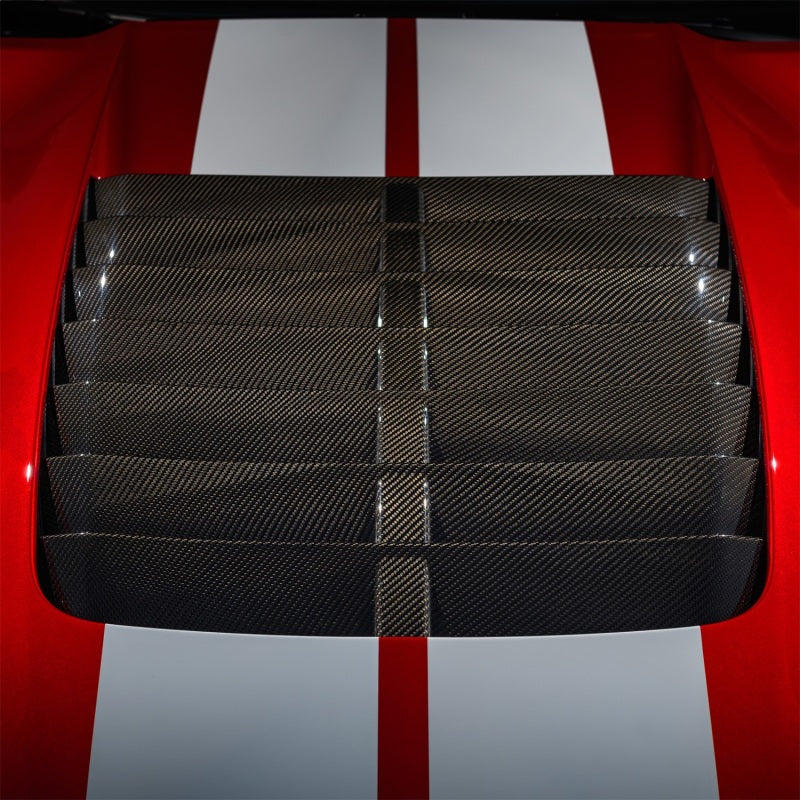 Ford Racing M-16612-C20 - FRPM-16612-C20 - Ford Racing 20-22 Mustang GT500 Carbon Fiber Hood Vent Kit - Shipped in Europe - Tuningsupply.com