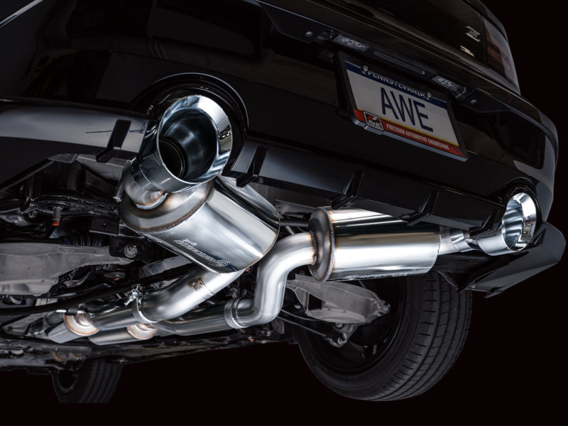 AWE Tuning 3015-32400 - AWE3015-32400 - AWE 2023 Nissan Z RZ34 RWD Touring Edition Catback Exhaust System w/ Chrome Silver Tips - Shipped in Europe - Tuningsupply.com