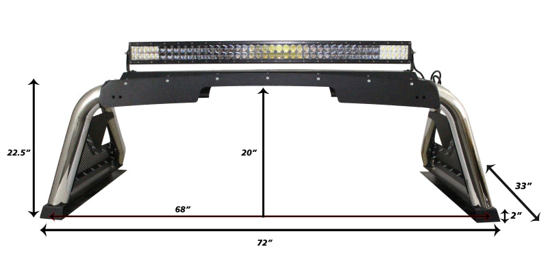 Go Rhino - GOR911000PS - Go Rhino 07-20 Toyota Tundra Sport Bar 2.0 (Full Size) - SS - Shipped in Europe - Tuningsupply.com
