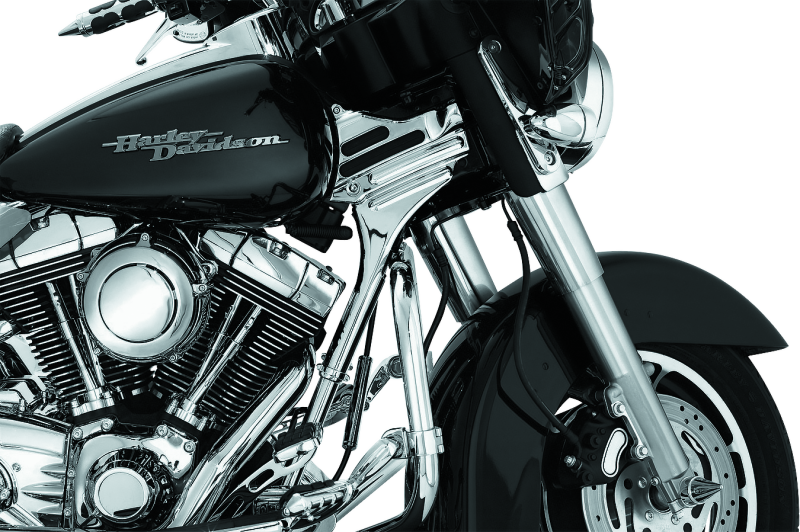 Kuryakyn 7866 - KUR7866 - Kuryakyn Deluxe Neck Covers 95-07 Touring Models Chrome - Shipped in Europe - Tuningsupply.com