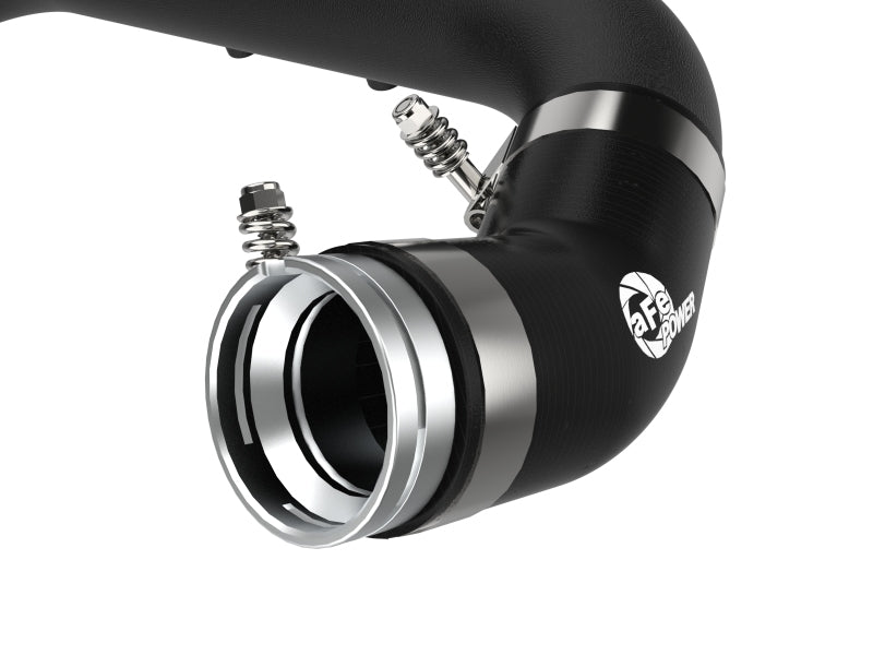 aFe 46-20488-B - AFE46-20488-B - aFe BladeRunner Black 2-3/4in Aluminum Charge Pipe 2021 Toyota Supra GR (A90) I4-2.0L (t) B48 - Shipped in Europe - Tuningsupply.com