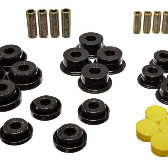 Energy Suspension 2.3106G - ENG2.3106G - Energy Suspension 97-06 Jeep Wrangler TJ/YJ Black Front Control Arm Bushings (Must reuse OEM Outer S - Shipped in Europe - Tuningsupply.com