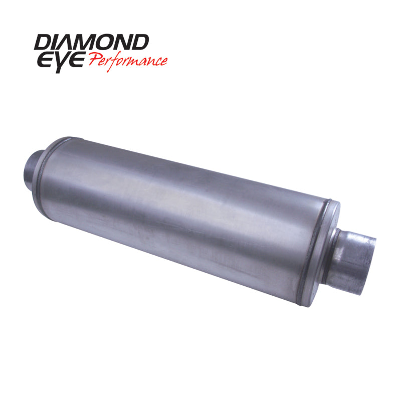 Diamond Eye Performance 460005 - DEP460005 - Diamond Eye Muffler 4inX30in LOUVERED AL - Shipped in Europe - Tuningsupply.com