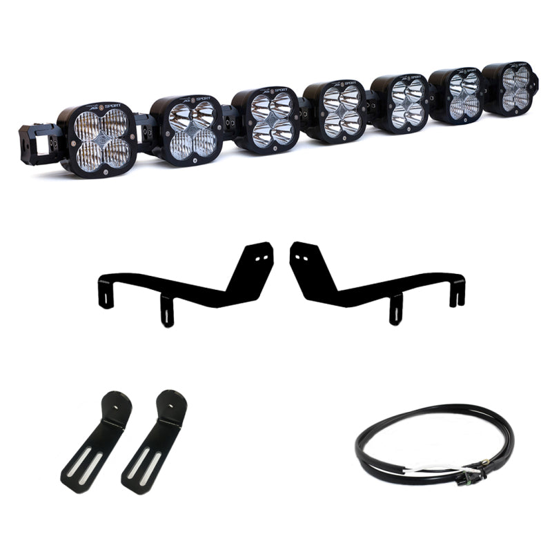 Baja Designs 447744UP - BAJ447744UP - Baja Designs 17-19 Ford SuperDuty 7 XL Linkable Light Kit w/Upfitter - Shipped in Europe - Tuningsupply.com