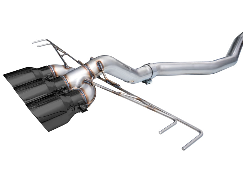 AWE Tuning 3020-53287 - AWE3020-53287 - AWE Tuning 2023 Honda Civic Type R FL5 Track Edition Exhaust w/ Triple Diamond Black Tips - Shipped in Europe - Tuningsupply.com