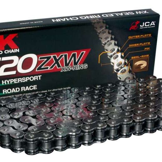 RK Chain BL520ZXW-120 - RKCBL520ZXW-120 - RK Chain BL520ZXW-120L XW-Ring - Black Scale - Shipped in Europe - Tuningsupply.com