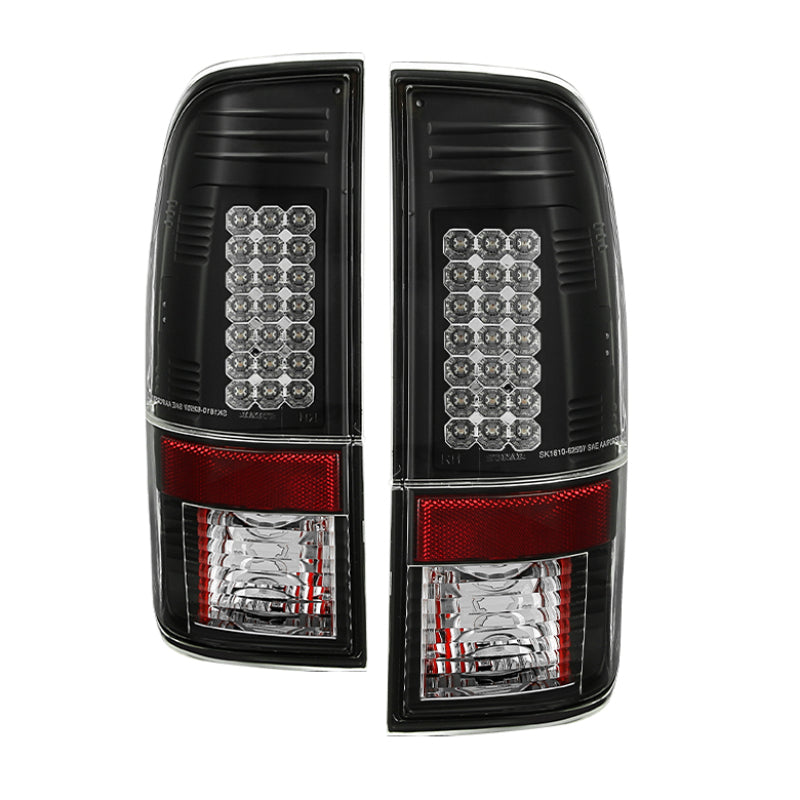 SPYDER 5003898 - SPY5003898 - Spyder Ford Super Duty 08-15 LED Tail Lights Black ALT-YD-FS07-LED-BK - Shipped in Europe - Tuningsupply.com