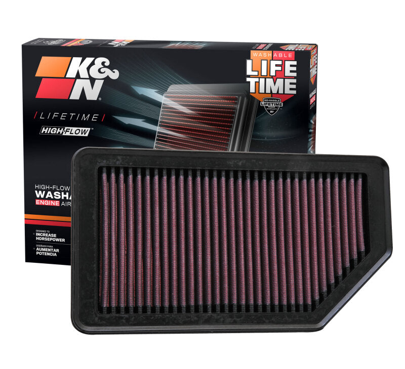 K&N Engineering 33-2472 - KNN33-2472 - K&N Replacement Air Filter 10.625in O/S Length x 5.75in O/S Width x 1in Height - Shipped in Europe - Tuningsupply.com