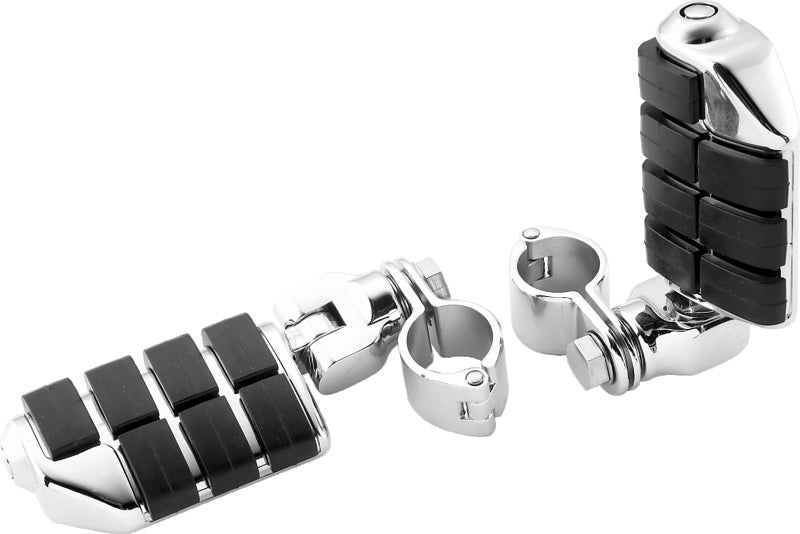 Kuryakyn 7992 - KUR7992 - Kuryakyn Dually ISO Pegs With 1-1/4inch Clamp Chrome (Pair) - Shipped in Europe - Tuningsupply.com